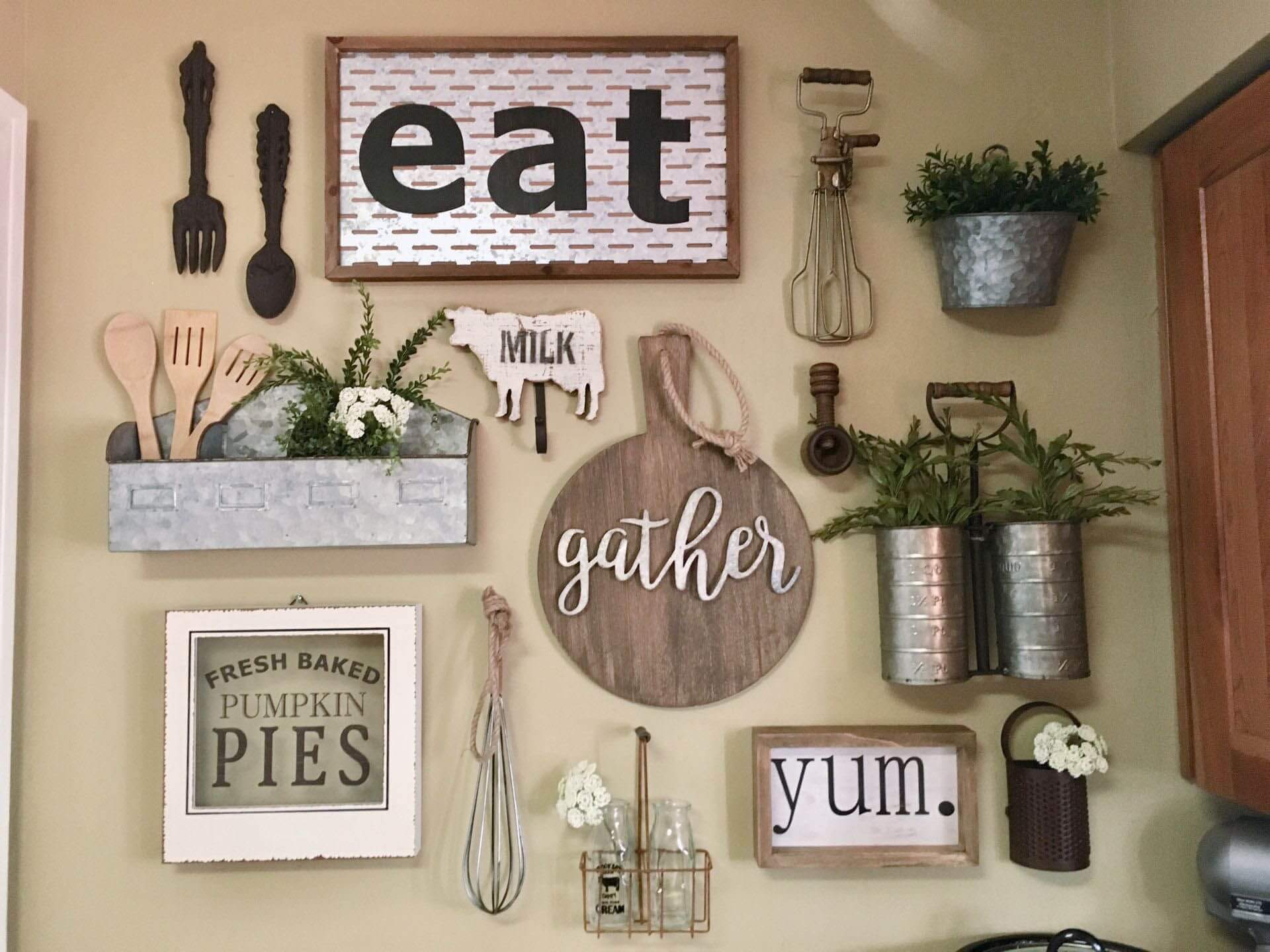 Kitchen Gallery Wall